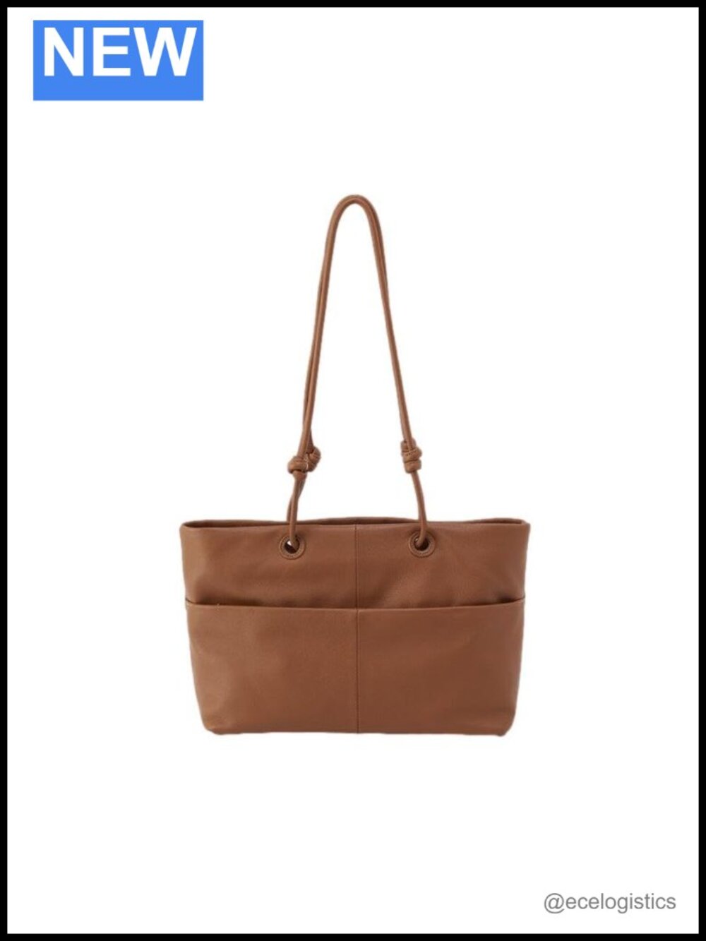 Convertible Leather Tote Bag with 13" Laptop Fit Shoulder Handbag